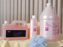 Arjo shampoo and body wash product range