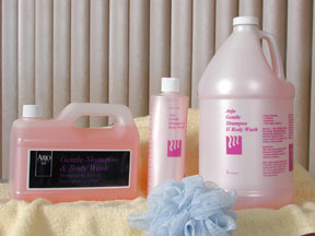 Arjo shampoo and body wash product range