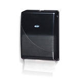 Dispenser for Single and Multifold Towels Black