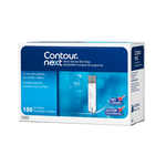 CONTOUR NEXT blood glucose test strips, 100-count box