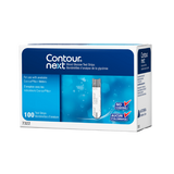 CONTOUR NEXT blood glucose test strips, 100-count box