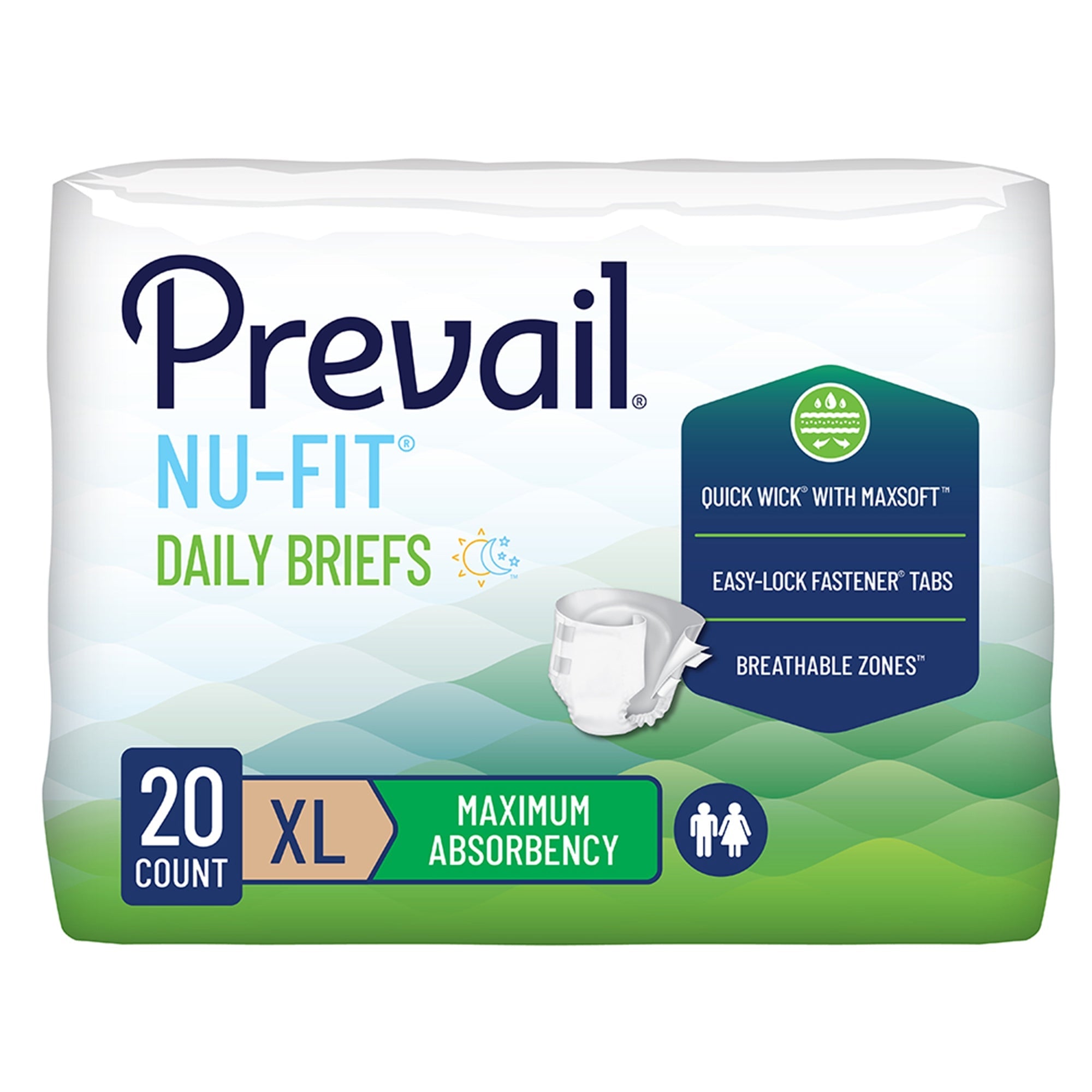 Fempro Brief Disposable Maximum Absorbency Extra Large 59-64 — Case of 80