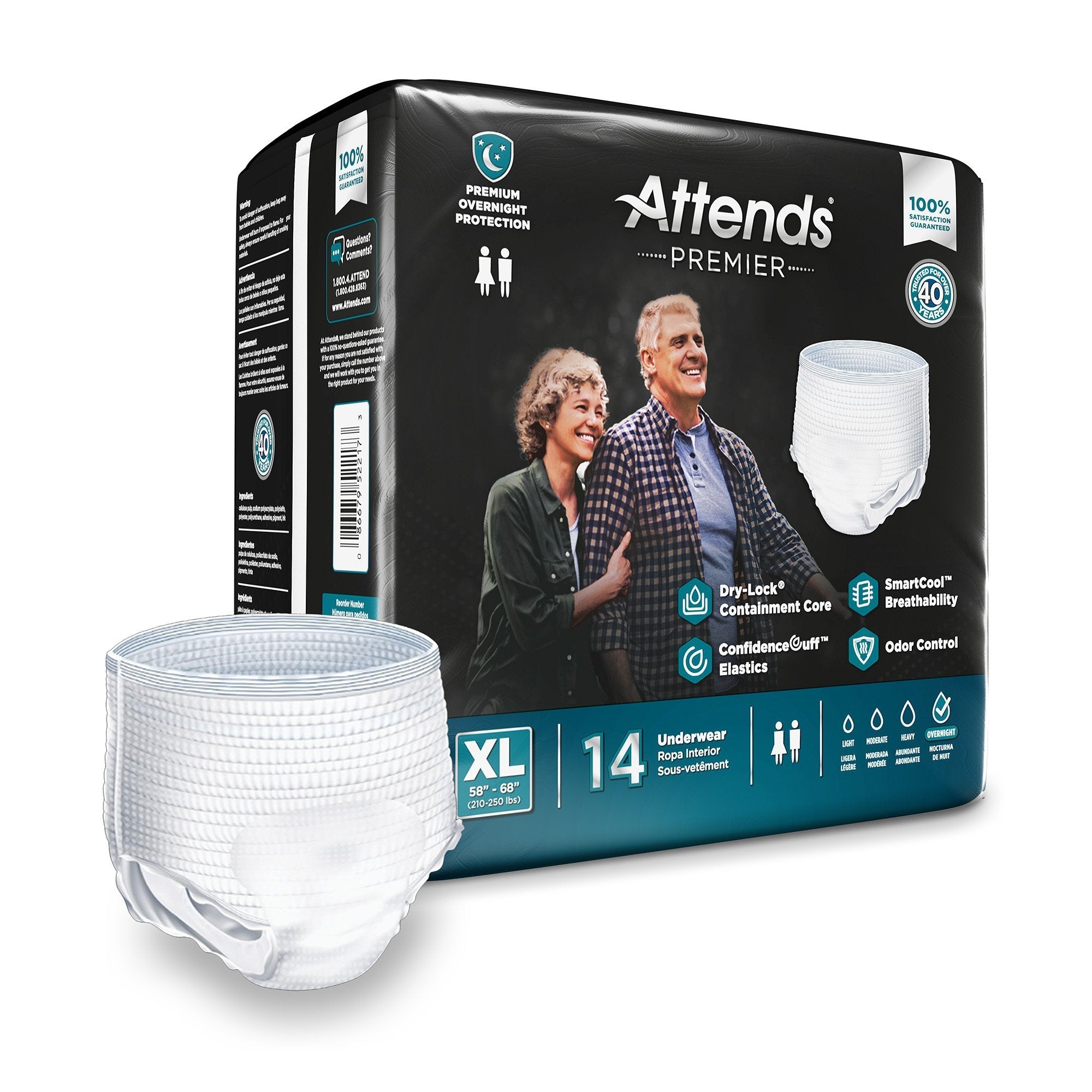 Attends Premier Underwear X-large — Case of 56