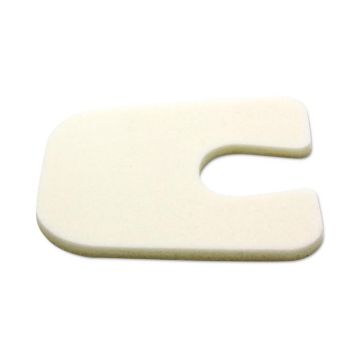 Dr. Jill's J-18 Felt U-Shaped Lesion Pad 0.25in 100Ct