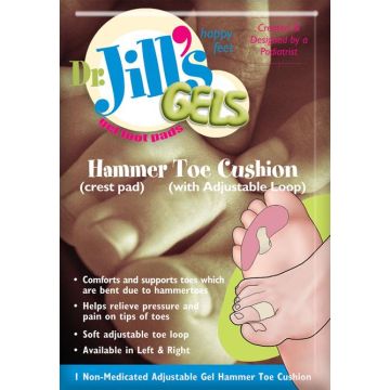 Dr. Jill's Premier Gel Adjustable Crest Pad Left 3Ct