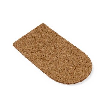 Cork Heel Lifts 0.25 in M 12Ct