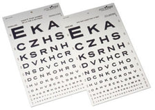 AMG Snellen Eye Chart, 3 m (10 ft)