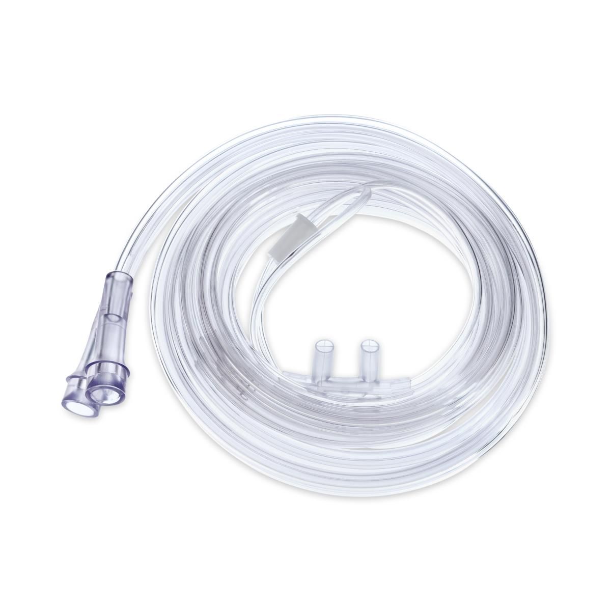 Hudson RCI Oxygen-Conserving Cannula; adult, 7' dual lumen tubing — Case of 25