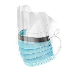 ASTM Level 2 Ear Loops Face Mask with Face Shield