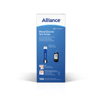 Medline Alliance blood glucose test strips, box of 100, model 211-BGS0100