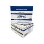 Alliance Sterile Medium Alcohol Prep Pads, Case of 4,000