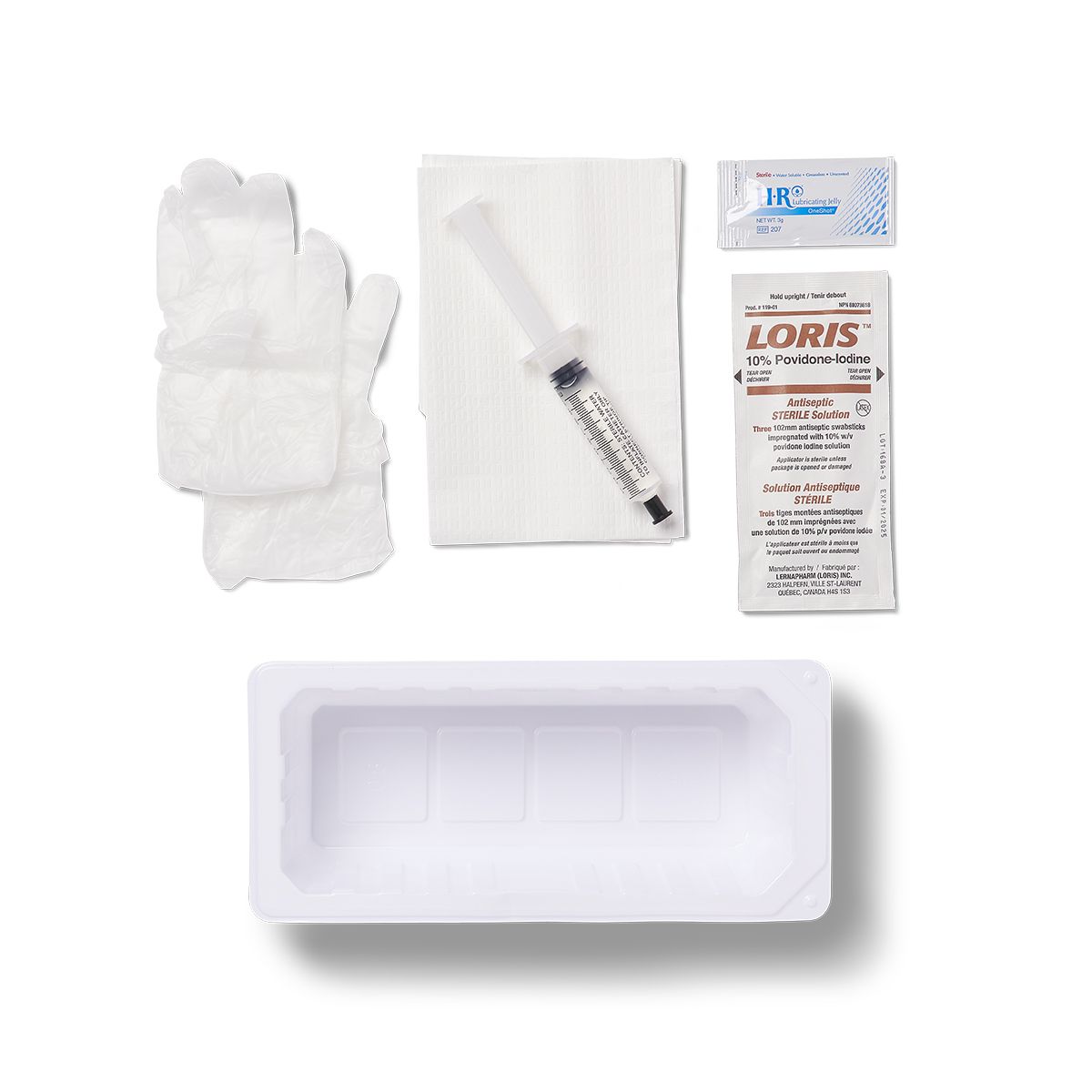 Alliance™ Foley Catheter Tray, Prefilled 10 cc Syringe of Sterile Water