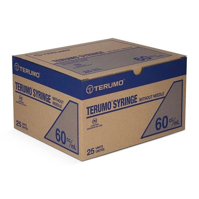 Terumo® Syringe Only; 60 cc (mL), Catheter Tip