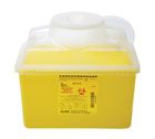BD Multi-Purpose Nestable Sharps Container; 13.2 L, Yellow, Funnel cap