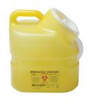 BD Multi-Purpose Nestable Sharps Container; 10.3 L, Yellow, 1-Piece