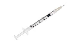 BD® Syringe with Standard Hypodermic Needle; 1 cc (mL), 27 G x 3/8" (0.95 cm), Intradermal Bevel