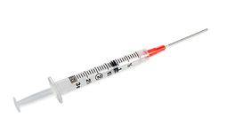 BD® Syringe with attached Blunt Fill Needle; 3 cc (mL), 18 G x 1.5" (3.81 cm) — Box of 100