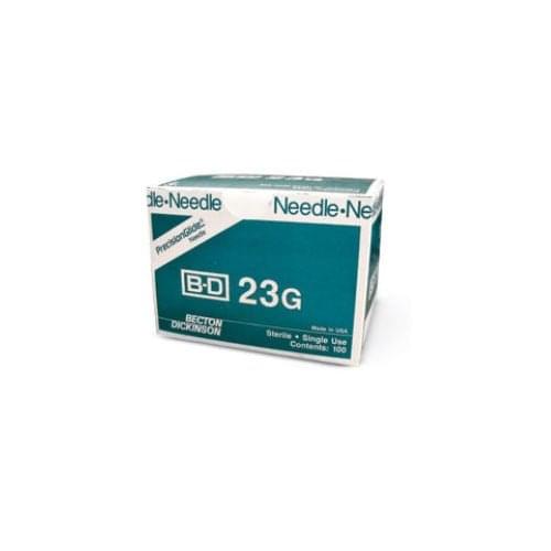 BD® PrecisionGlide™ Standard Hypodermic Needle; 23G x 1-1/2" (3.81 cm), Thin Wall