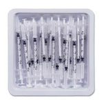 BD® Allergy Syringe with Permanently Attached Needle; 0.5 cc (mL), 27 G x 1/2" (1.27 cm)