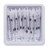 BD® Allergy Syringe with Permanently Attached Needle; 0.5 cc (mL), 27 G x 1/2" (1.27 cm)