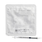 BD® Allergist Tray, Syringe with PrecisionGlide™ Needle; 1 cc (mL), 27 G x 3/8"(9.53 mm)