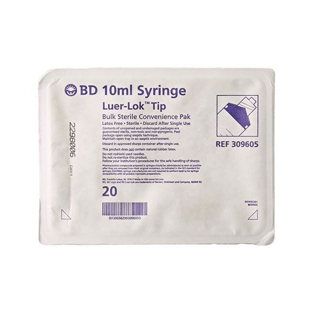 BD Luer-Lok™ Syringe Pharmacy Convenience Pak; 10 mL