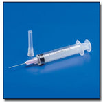 BD® Syringe with Standard Hypodermic Needle; 1 cc (mL), 25 G x 5/8" (1.59 cm), Tuberculin with detachable needle — Box of 100
