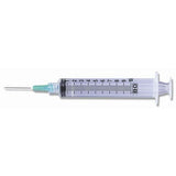 BD® Syringe with Attached Needle; 10 cc (mL), 21 G x 1" (2.54 cm), Luer-Lock