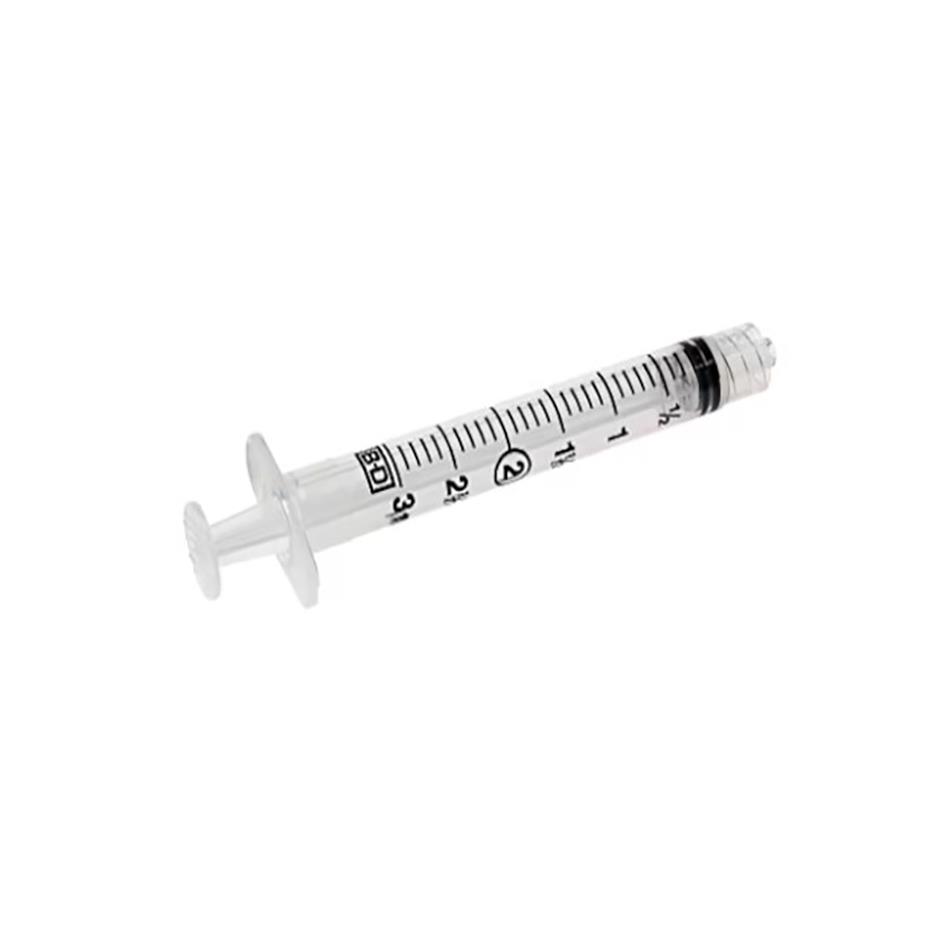 BD® Syringe Only, Sterile; 3 cc (mL), Luer-Lok Tip