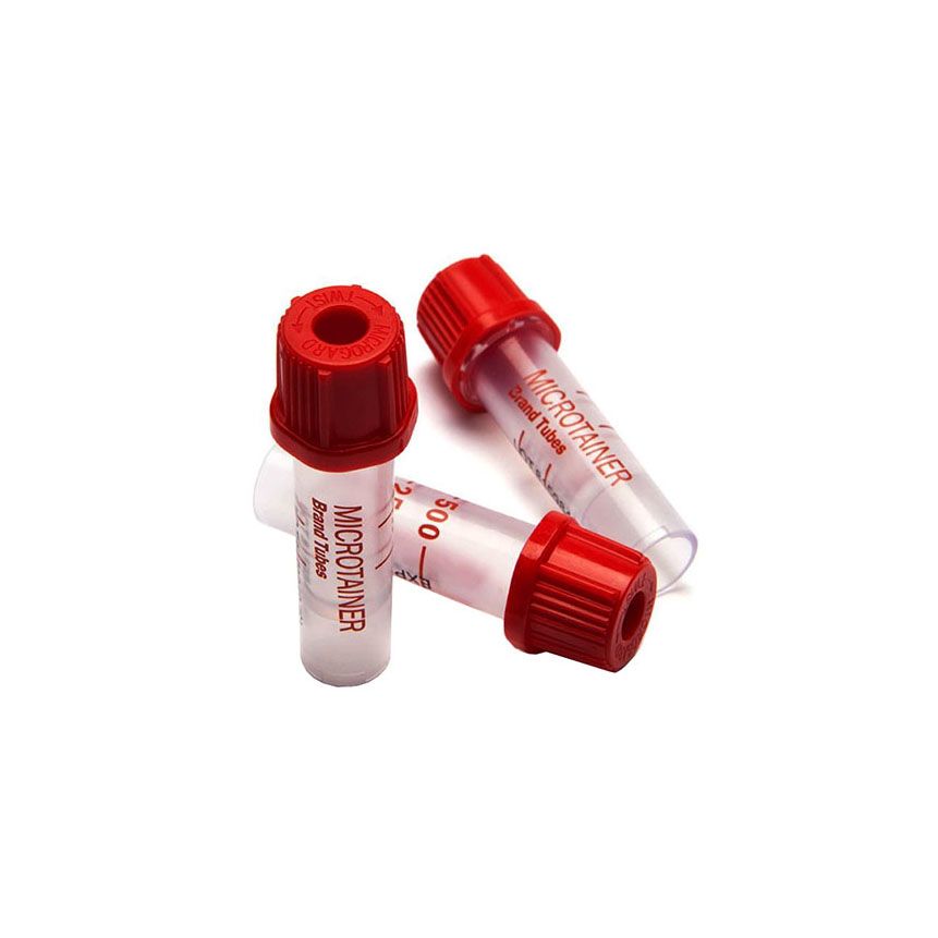 BD Microtainer® Blood Collection Tube; No Additive, 250-500 Fill Volume, Capillary Tube