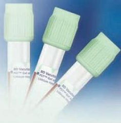 BD Vacutainer® PST Tube with Hemogard Closure, Light Green; 4.5 mL, 13 x 100 mm