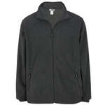 Microfleece Men's Jacket Dark Gray Size M