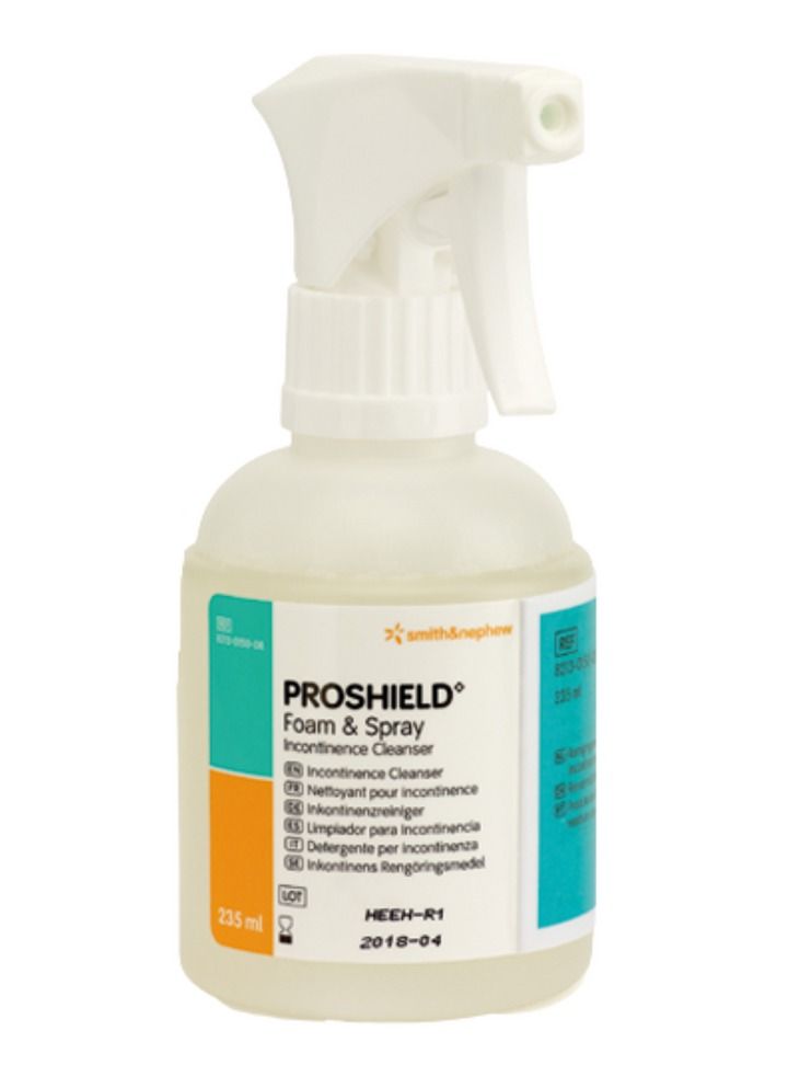 Proshield® No-Rinse Foam and Spray Skin Cleanser, 235 ml