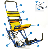 EVAC+CHAIR 500H Bariatric Evacuation Chair – 500 lb Capacity, Single-User