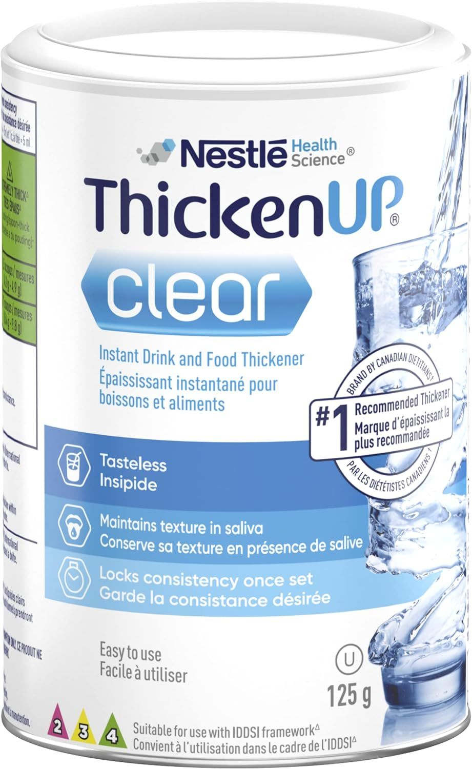 Nestlé ThickenUp® Thickening Powder, 125 g, Clear