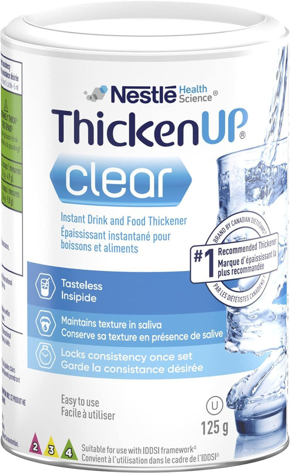Nestlé ThickenUp® Thickening Powder, 125 g, Clear
