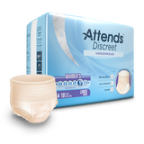 Attends® Discreet Women's Incontinence Underwear; Large, 44"-58" (112 cm - 147 cm)