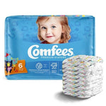 Comfees Baby Diaper; Size 6, babies 35 lb. (15.9 kg)