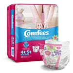Comfees® Girl Toddler Training Pants; Size 4, 38 lb. + (17.2 kg)
