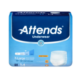 Attends® Incontinence Underwear; Extra Large, 58"-68" (147 cm - 172 cm)