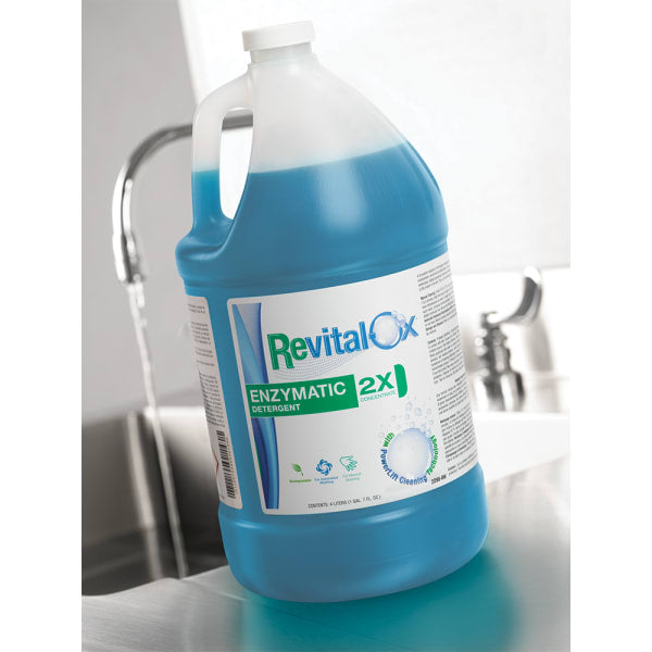 STERIS Revital-Ox PowerLift 2X enzymatic detergent, 4 L bottle