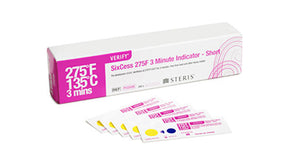 VERIFY® SixCess® Steam Indicator Strip; 275F, 3 Minute, Short