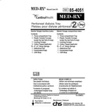 Med-Rx® Peritoneal Dialysis Tray- 85-4051