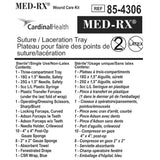 Med-Rx® Suture and Laceration Tray- 85-4306