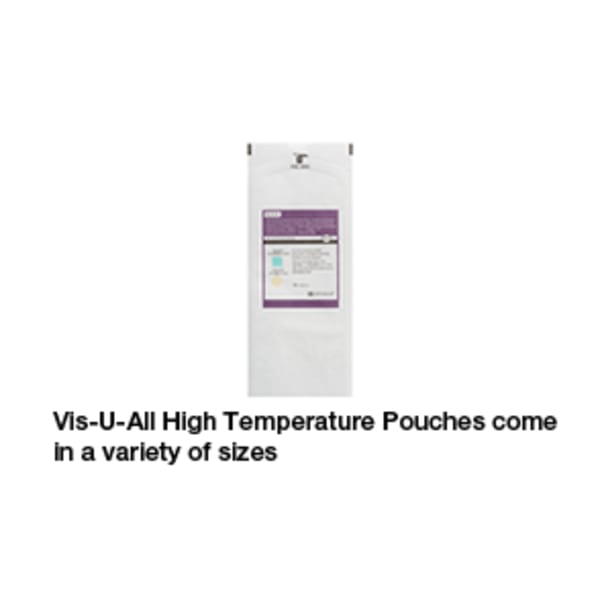 Vis-U-All™ High-Temperature Self-Sealing Sterilization Pouch; 5" x 15" (12.7 cmx 38.1 cm) — Case of 800