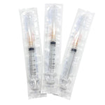 Terumo® Syringe with Standard Hypodermic Needle; 3 cc (mL), 25 G x 1" (2.54 cm) — Case of 1000
