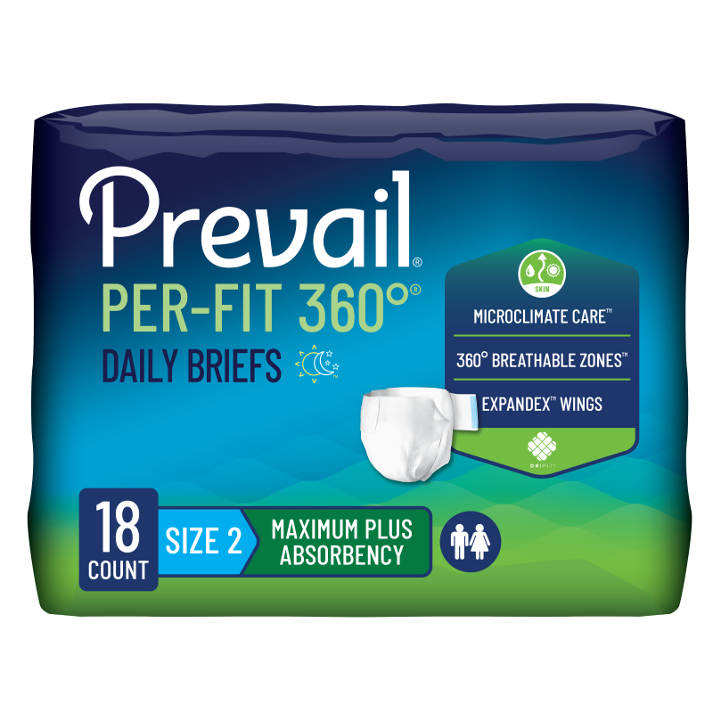 Prevail® PER-Fit® 360 Brief, Large Size 2, 45"–62" (114–157 cm)