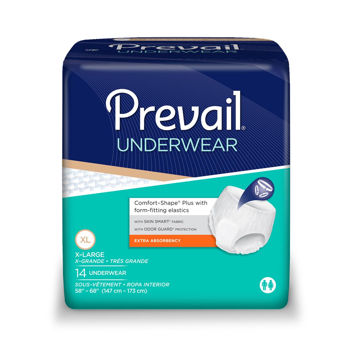 Prevail® Extra Absorbency Protective Underwear, X-Large 58"–68"