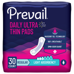 Prevail® Bladder Control Pad; Regular, 9.25" (23 cm)
