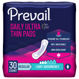 Prevail® Bladder Control Pad; Regular, 9.25" (23 cm)